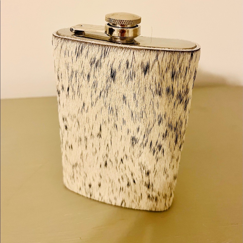 Cowhide Flask